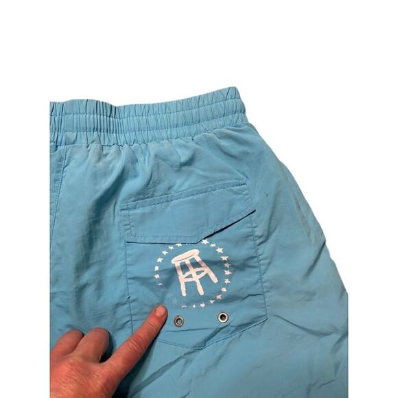 Barstool Sports Bathing Suit Swim Trucks Shorts Blue Call Her Daddy Podcast SZ L - Picture 8 of 9